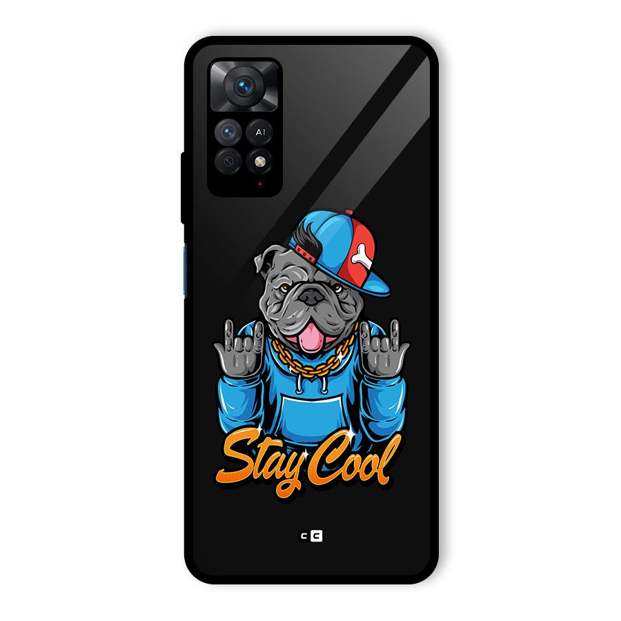 Chill Calm Cool Glass Back Case for Redmi Note 11 Pro