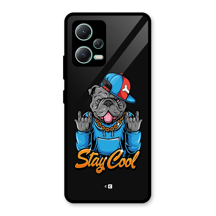 Chill Calm Cool Glass Back Case for Redmi Note 12 5G
