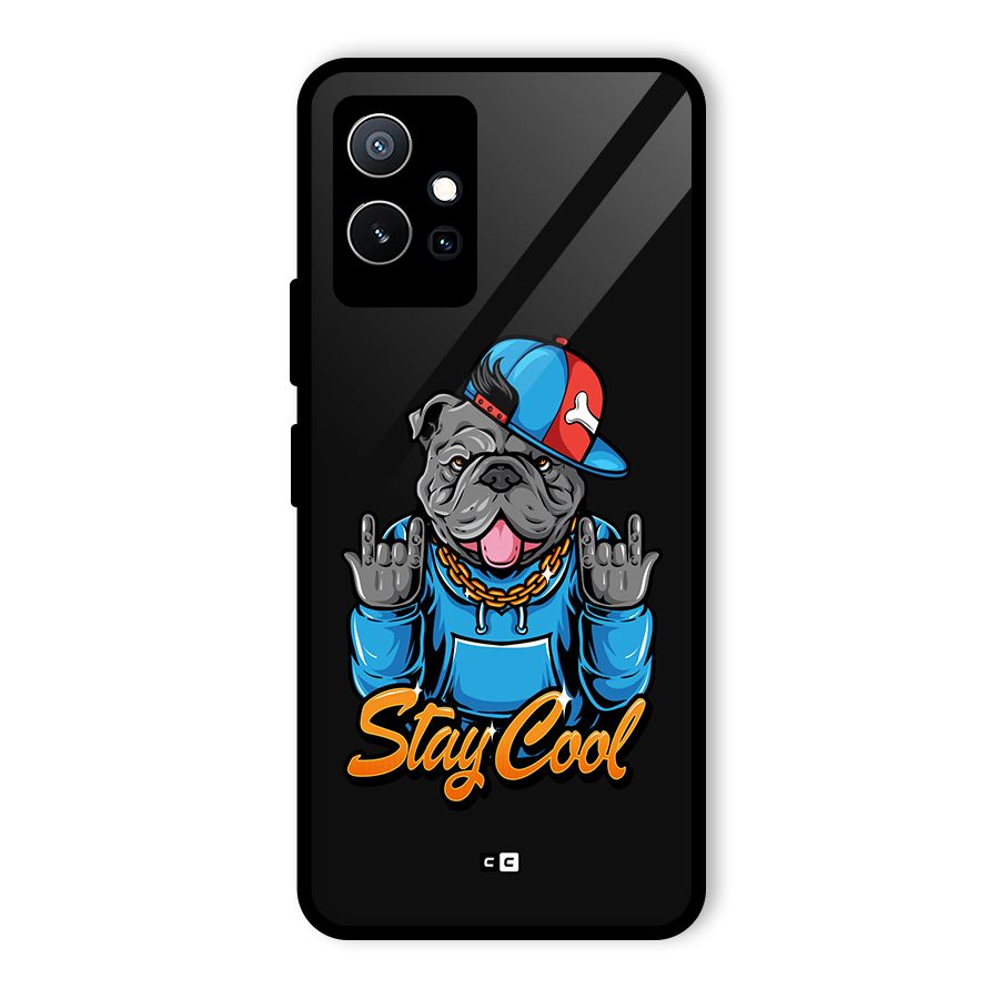 Chill Calm Cool Glass Back Case for Vivo T1 5G