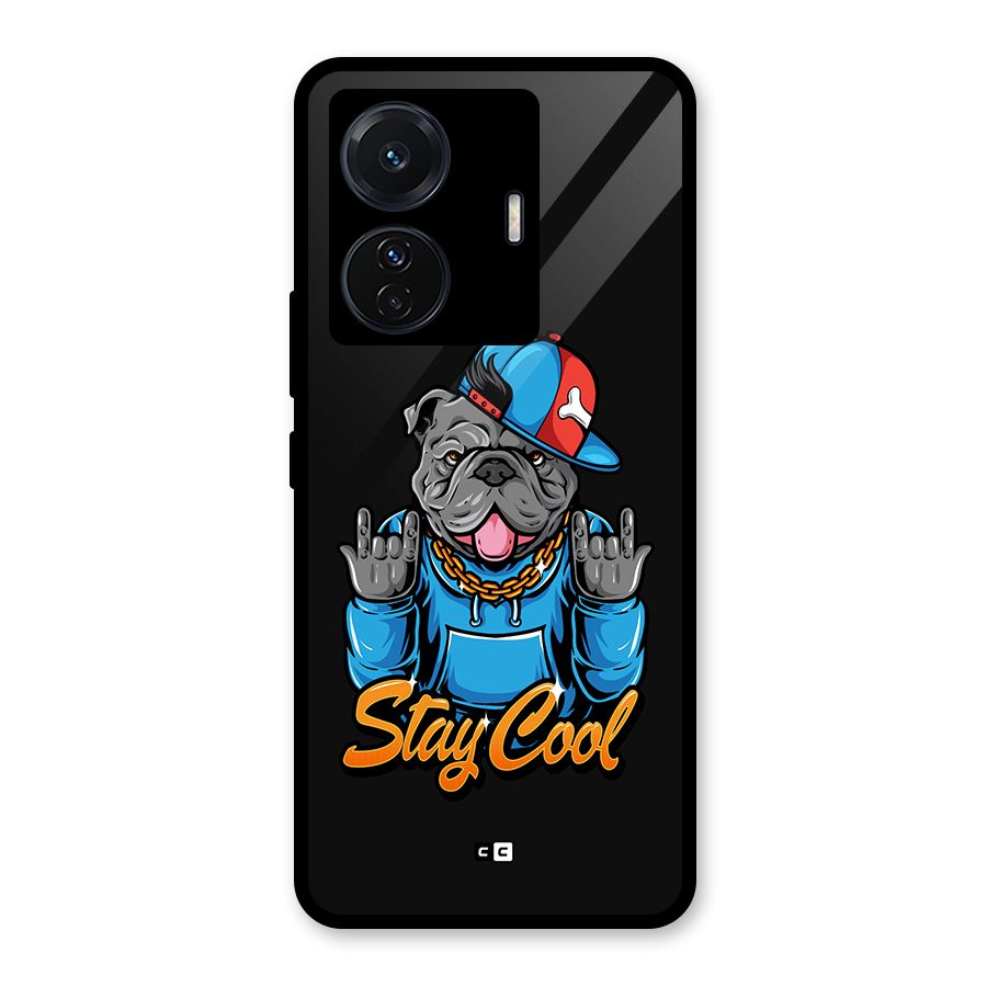 Chill Calm Cool Glass Back Case for Vivo T1 Pro