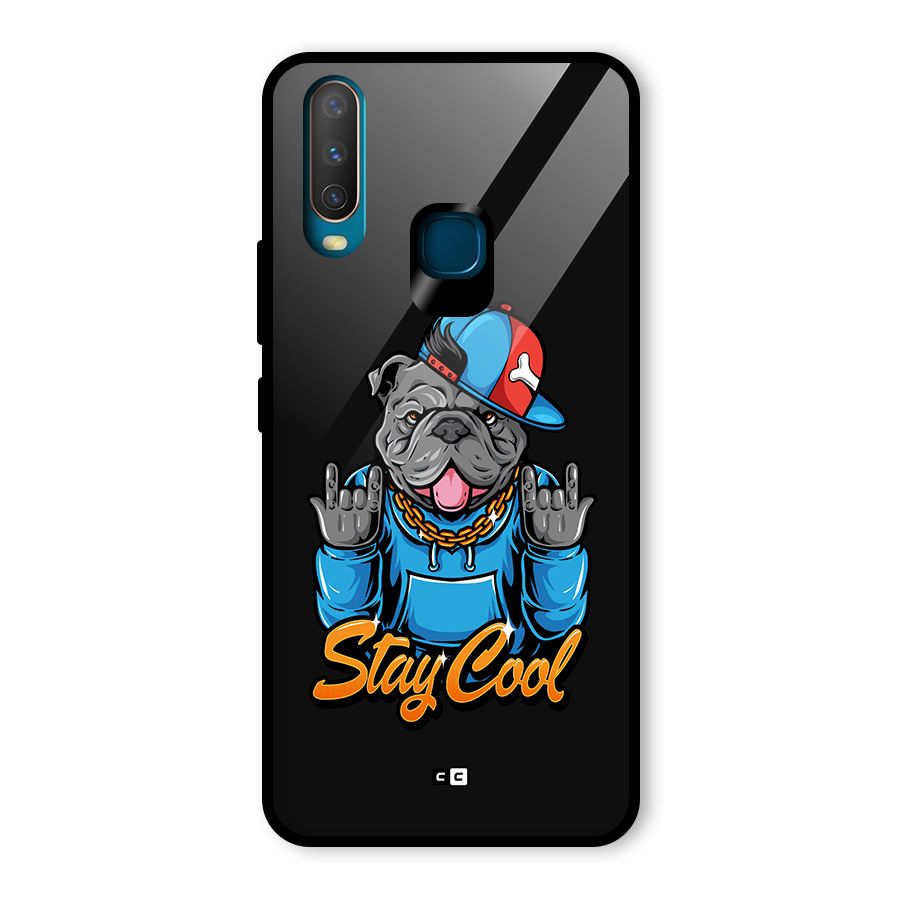 Chill Calm Cool Glass Back Case for Vivo U10