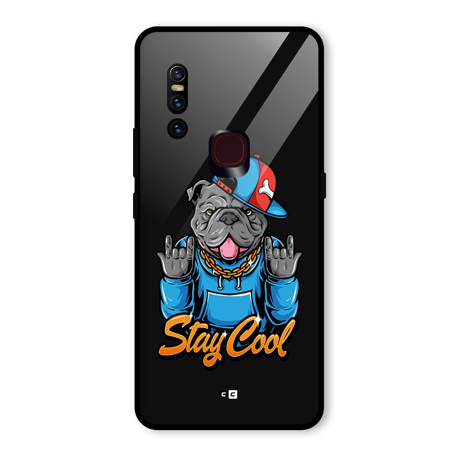 Chill Calm Cool Glass Back Case for Vivo V15