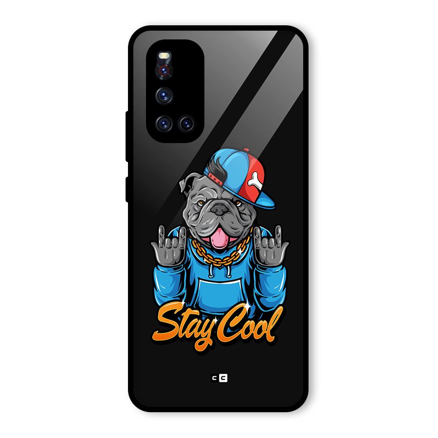 Chill Calm Cool Glass Back Case for Vivo V19