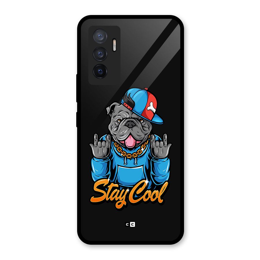 Chill Calm Cool Glass Back Case for Vivo V23e