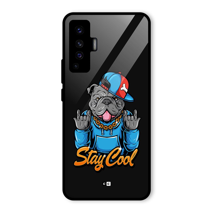 Chill Calm Cool Glass Back Case for Vivo X50