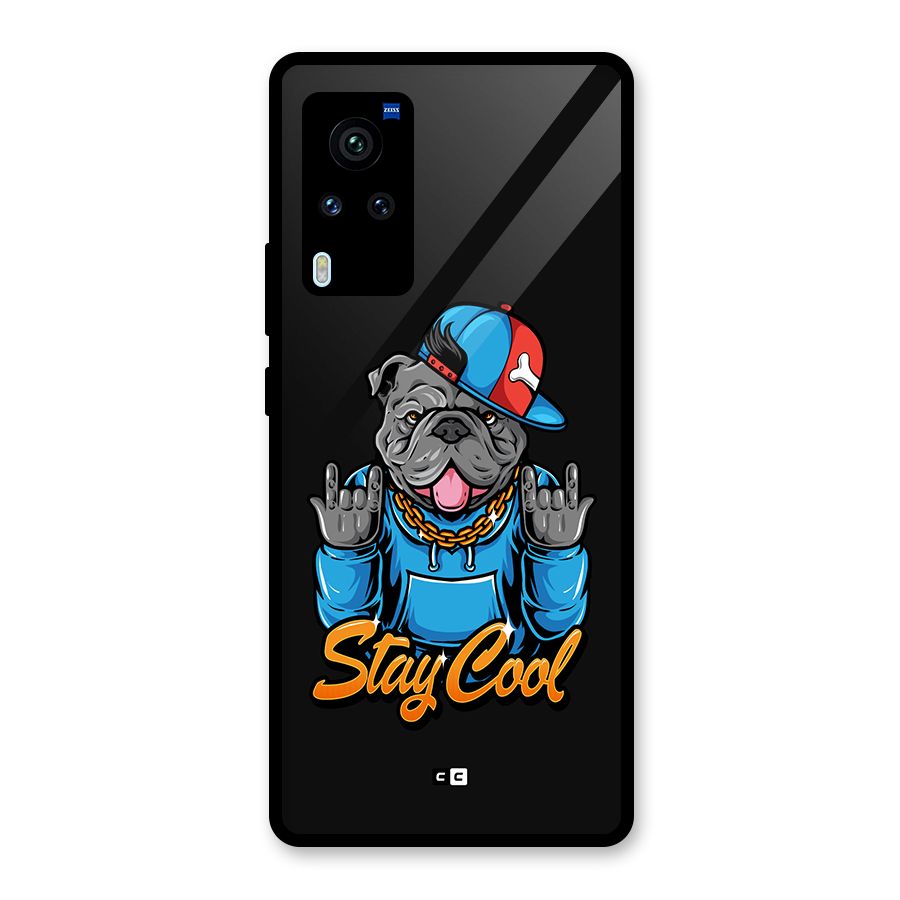 Chill Calm Cool Glass Back Case for Vivo X60 Pro
