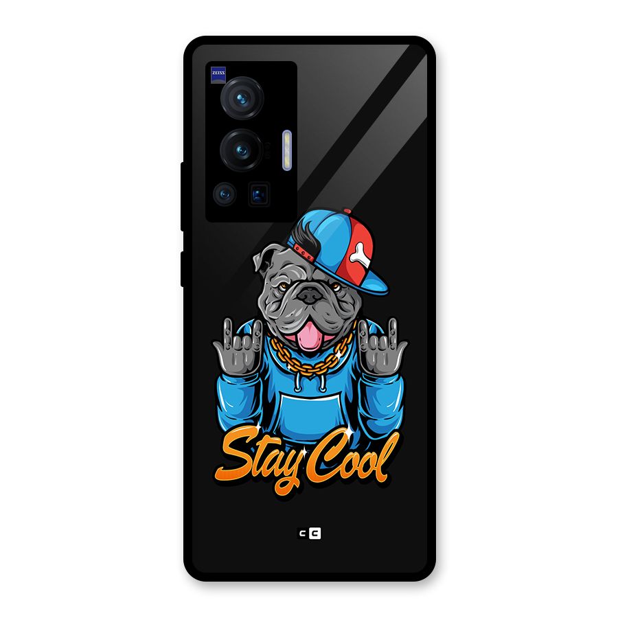 Chill Calm Cool Glass Back Case for Vivo X70 Pro