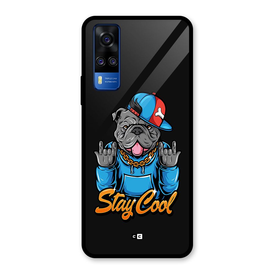 Chill Calm Cool Glass Back Case for Vivo Y31