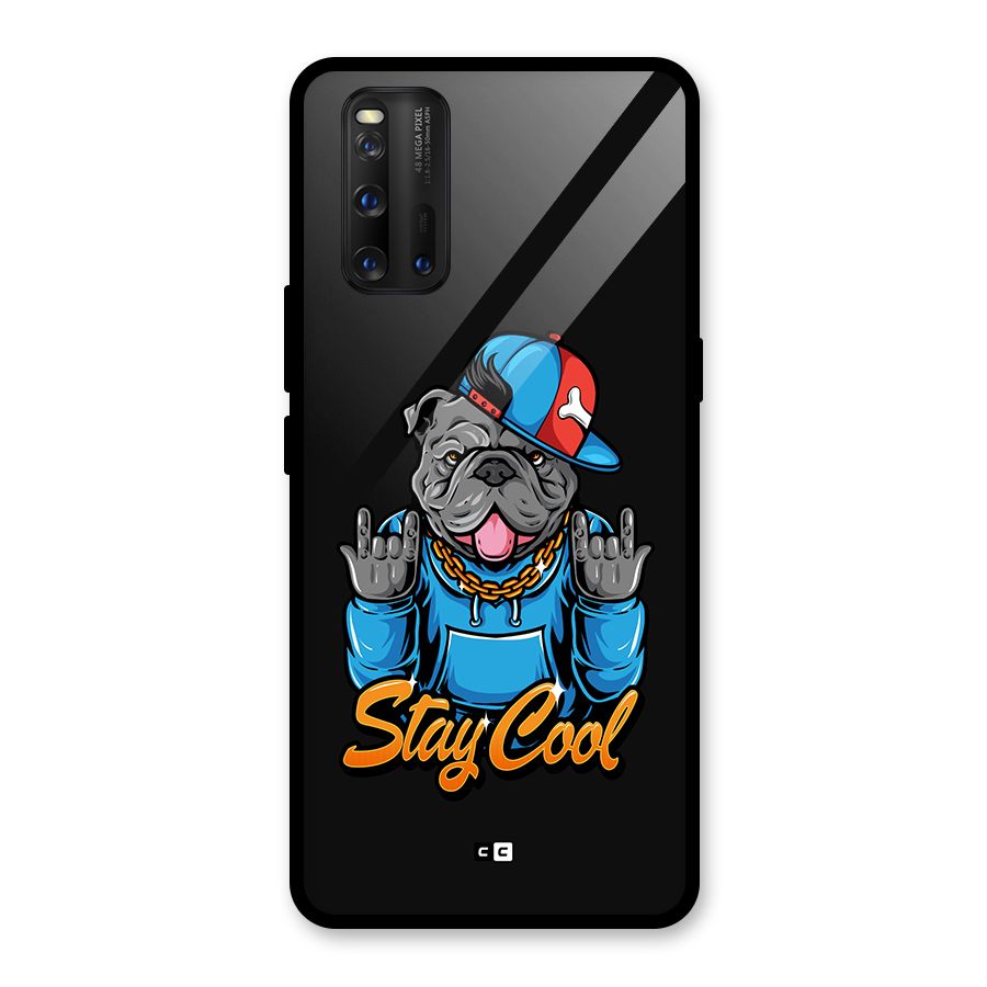 Chill Calm Cool Glass Back Case for Vivo iQOO 3
