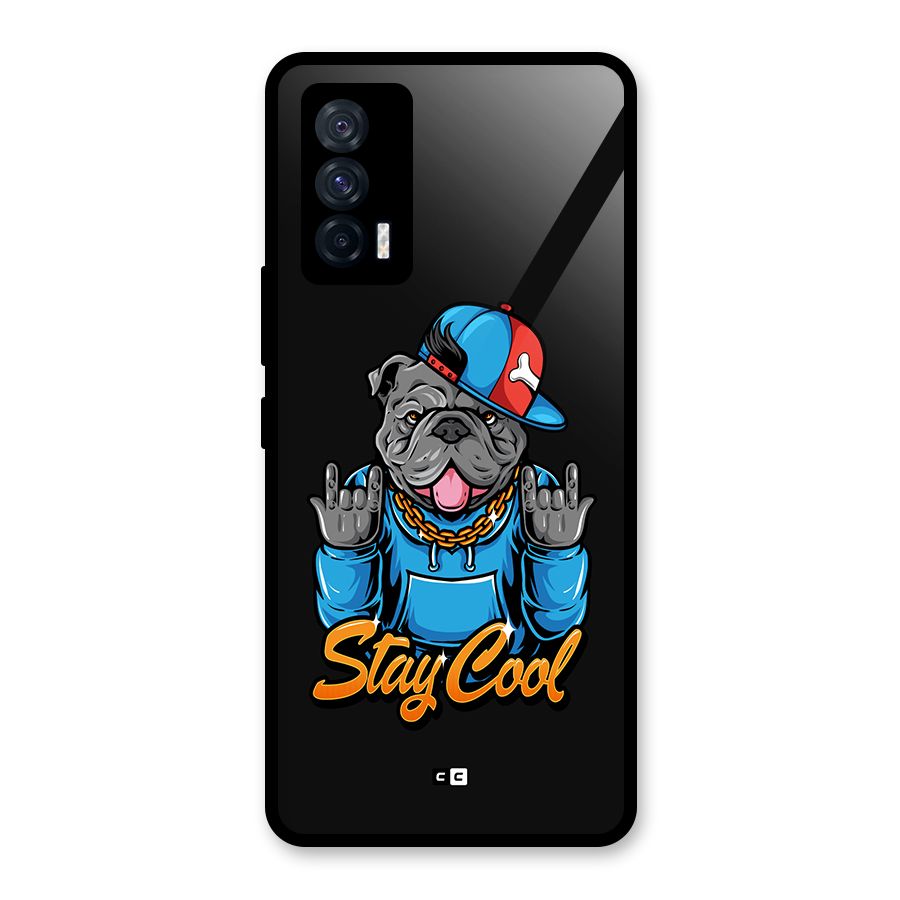 Chill Calm Cool Glass Back Case for Vivo iQOO 7 5G