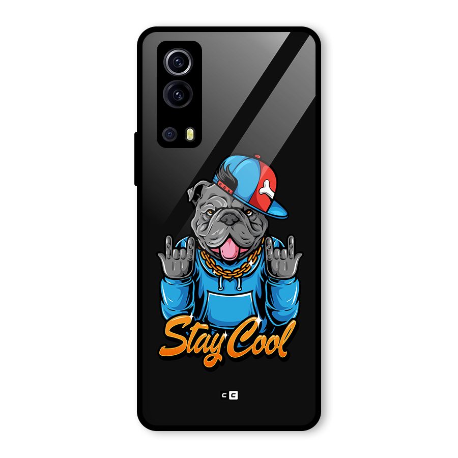 Chill Calm Cool Glass Back Case for Vivo iQOO Z3
