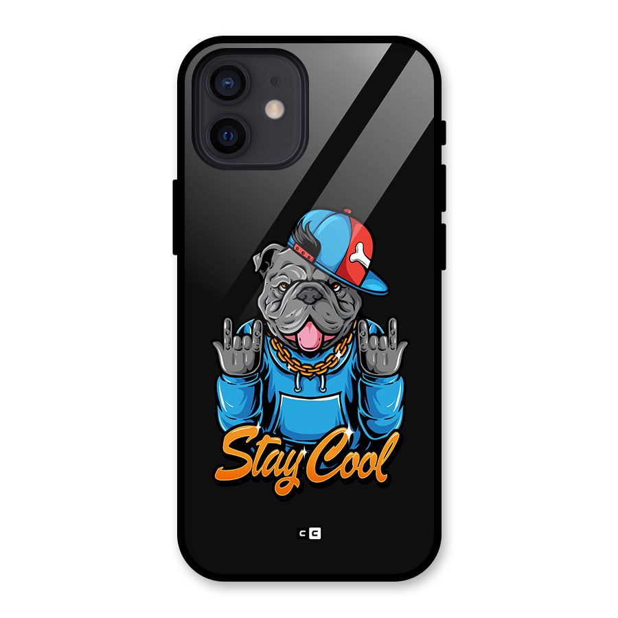 Chill Calm Cool Glass Back Case for iPhone 12