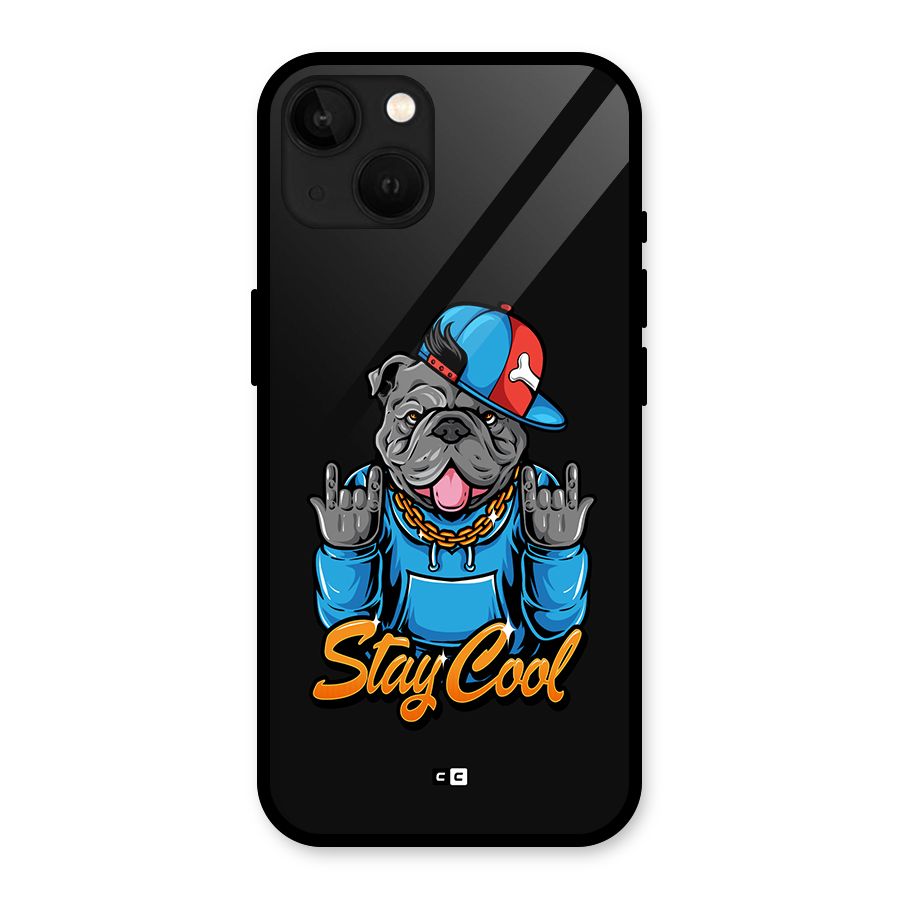 Chill Calm Cool Glass Back Case for iPhone 13