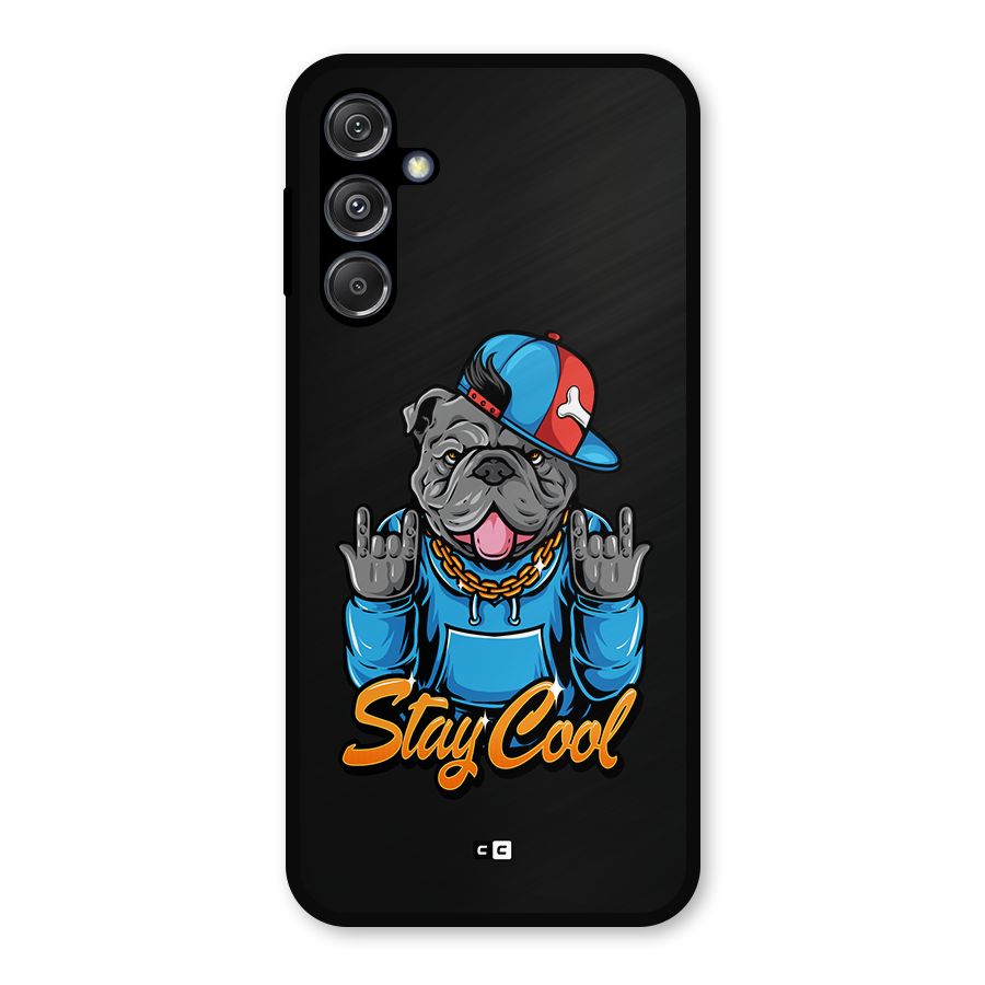 Chill Calm Cool Metal Back Case for Galaxy M34 5G