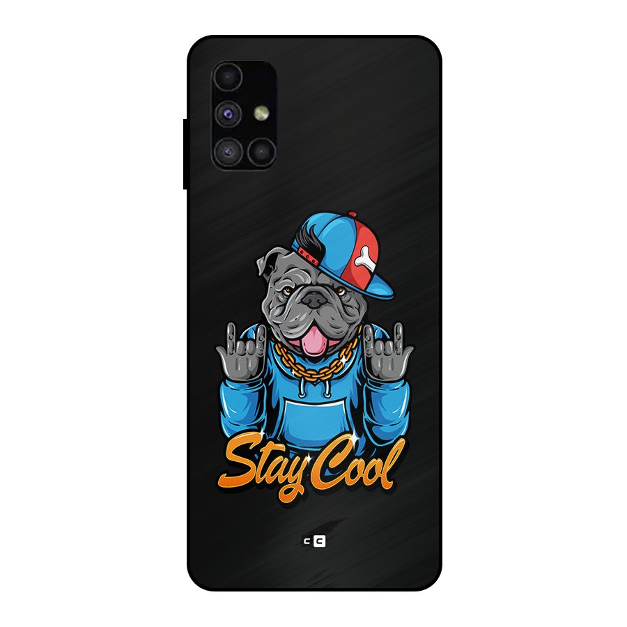 Chill Calm Cool Metal Back Case for Galaxy M51