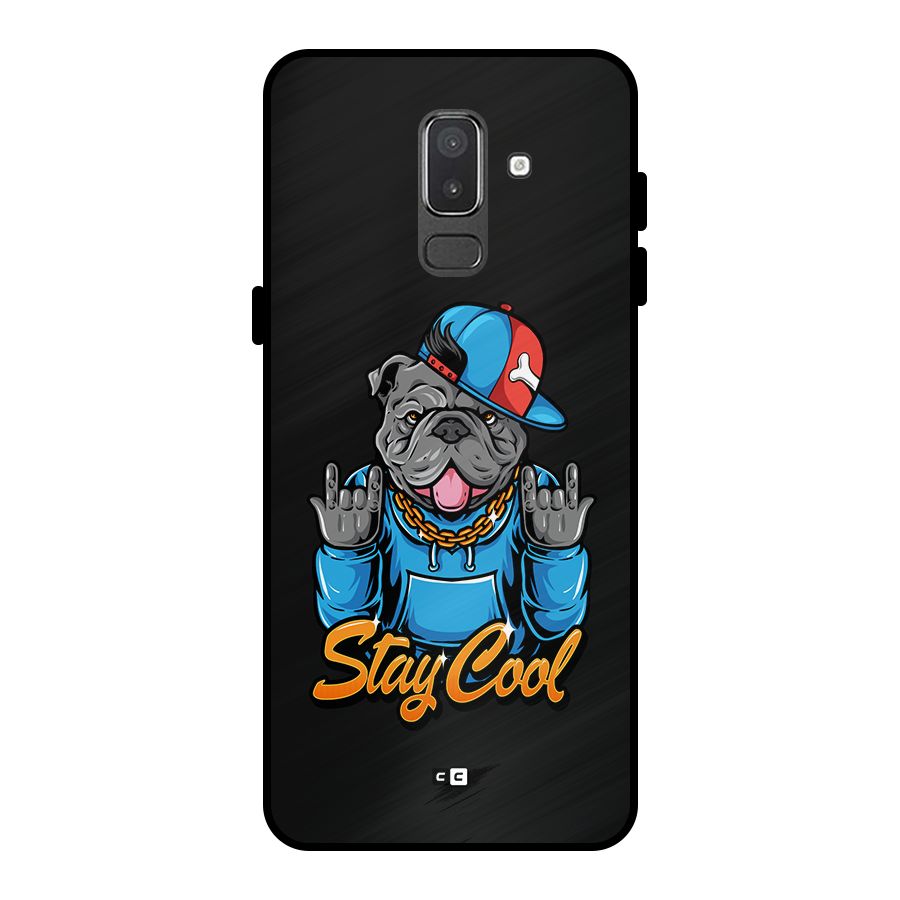 Chill Calm Cool Metal Back Case for Galaxy On8 (2018)
