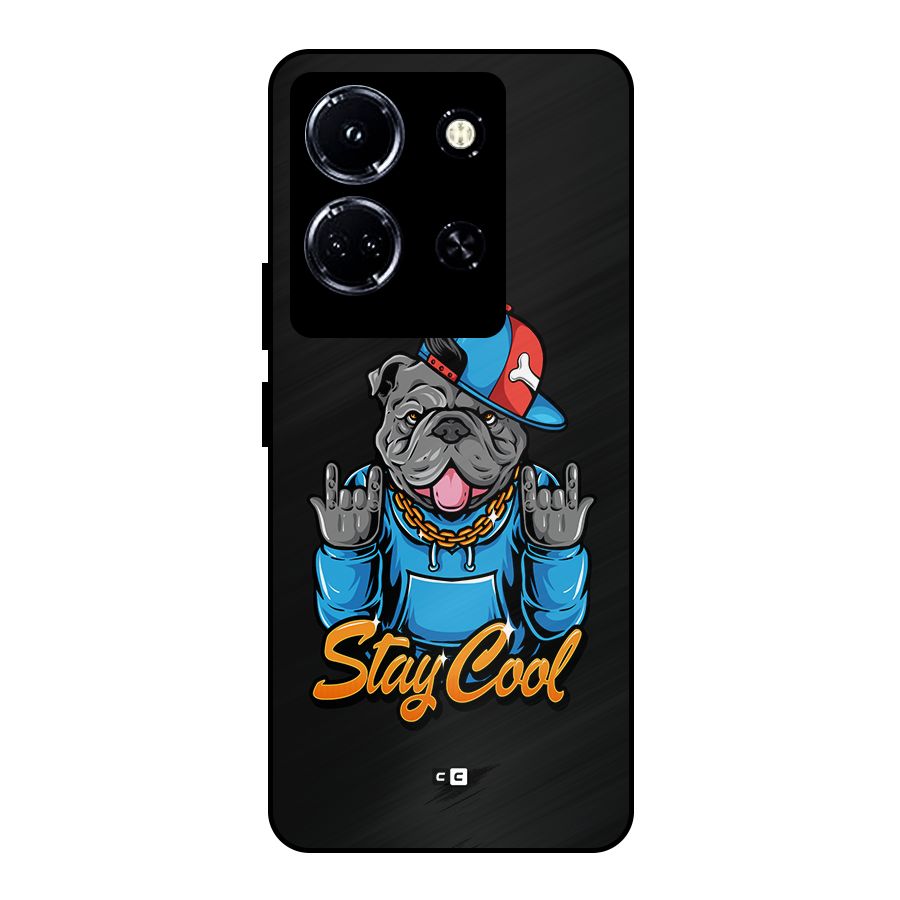 Chill Calm Cool Metal Back Case for Infinix Note 30 5G