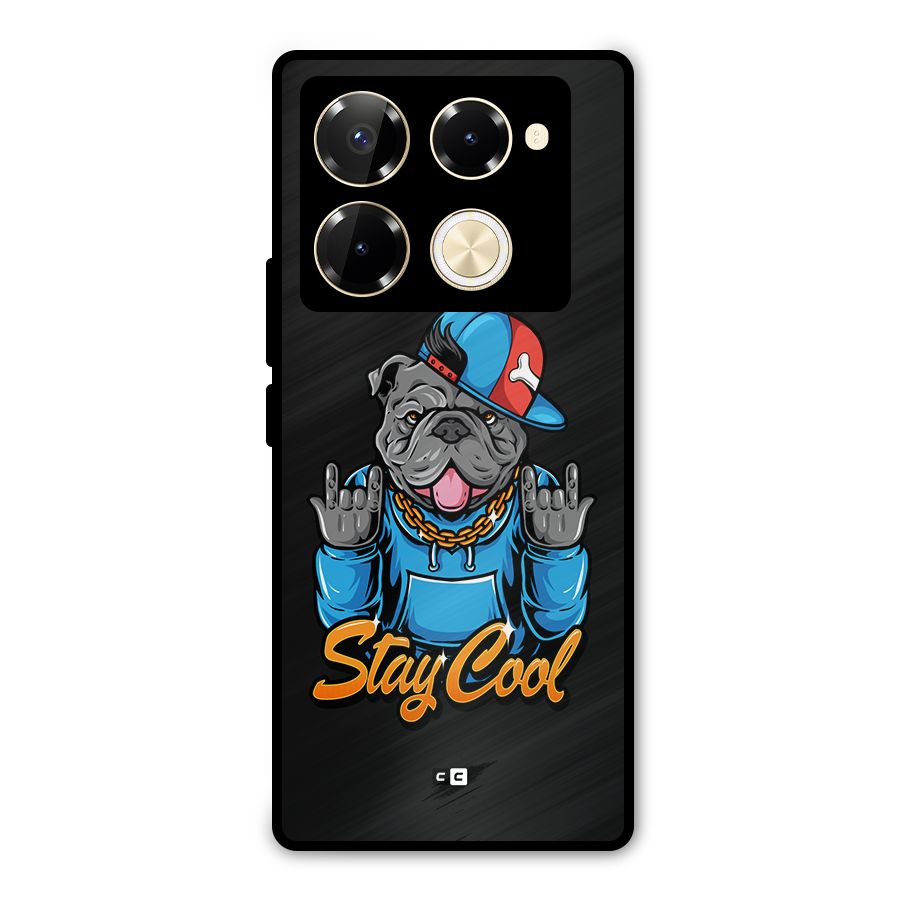 Chill Calm Cool Metal Back Case for Infinix Note 40 Pro