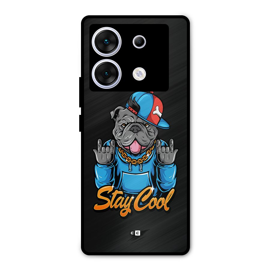 Chill Calm Cool Metal Back Case for Infinix Zero 30 5G