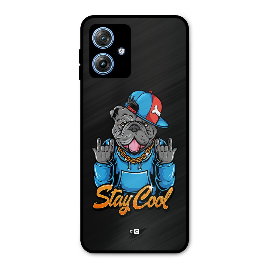 Chill Calm Cool Metal Back Case for Moto G54