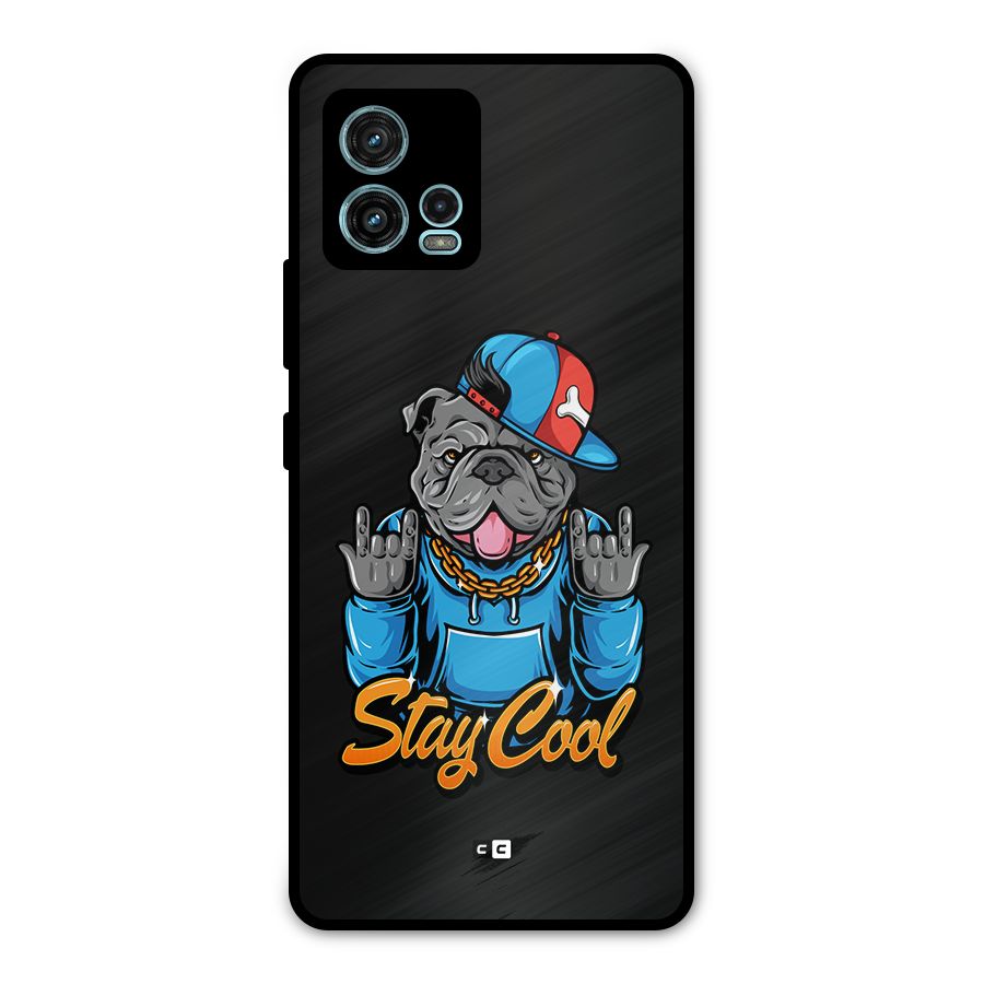 Chill Calm Cool Metal Back Case for Moto G72