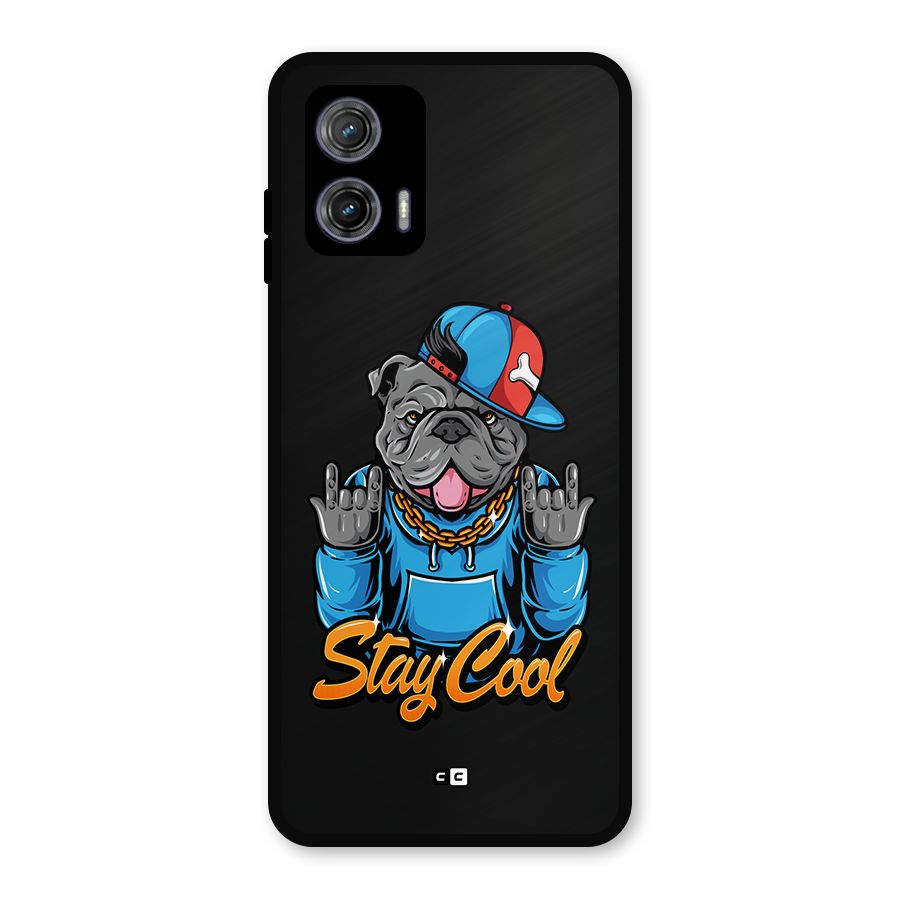 Chill Calm Cool Metal Back Case for Moto G73