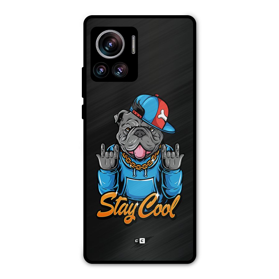 Chill Calm Cool Metal Back Case for Motorola Edge 30 Ultra