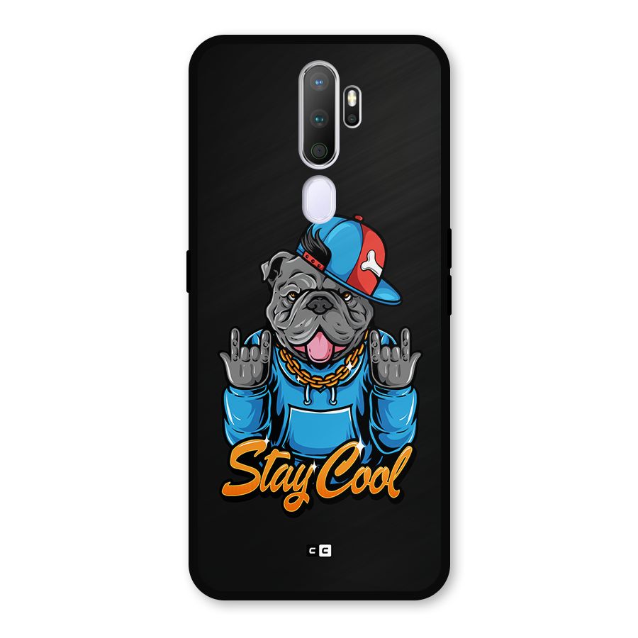 Chill Calm Cool Metal Back Case for Oppo A9 (2020)