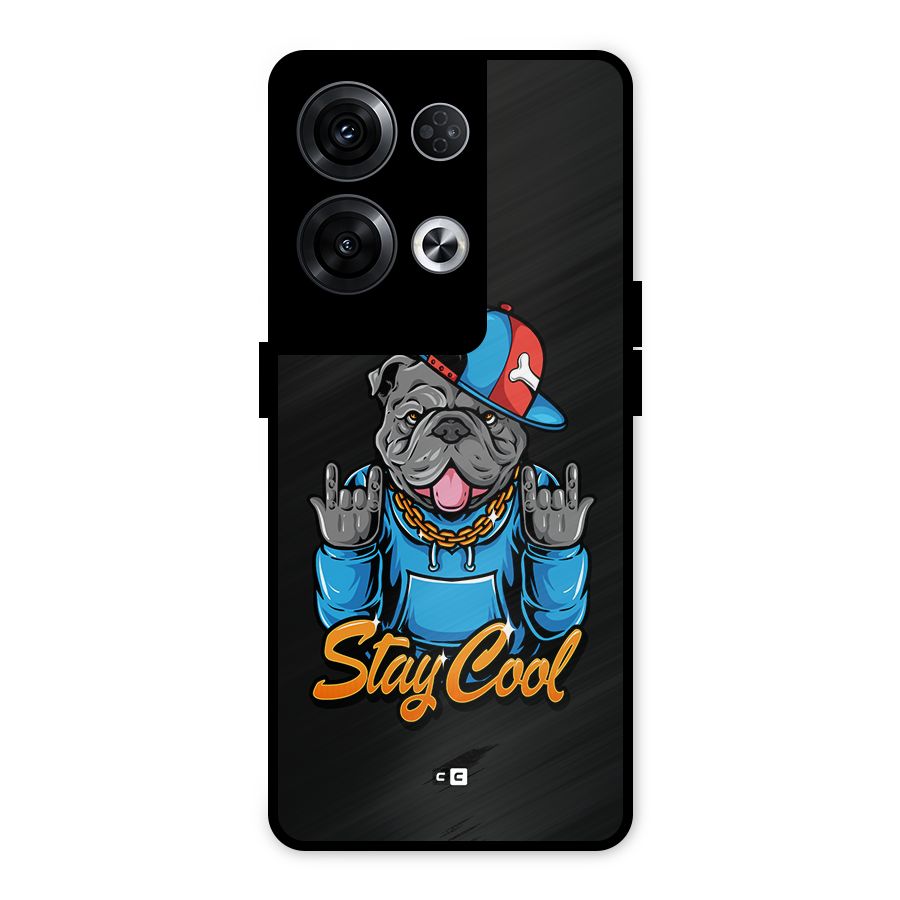 Chill Calm Cool Metal Back Case for Oppo Reno8 Pro 5G