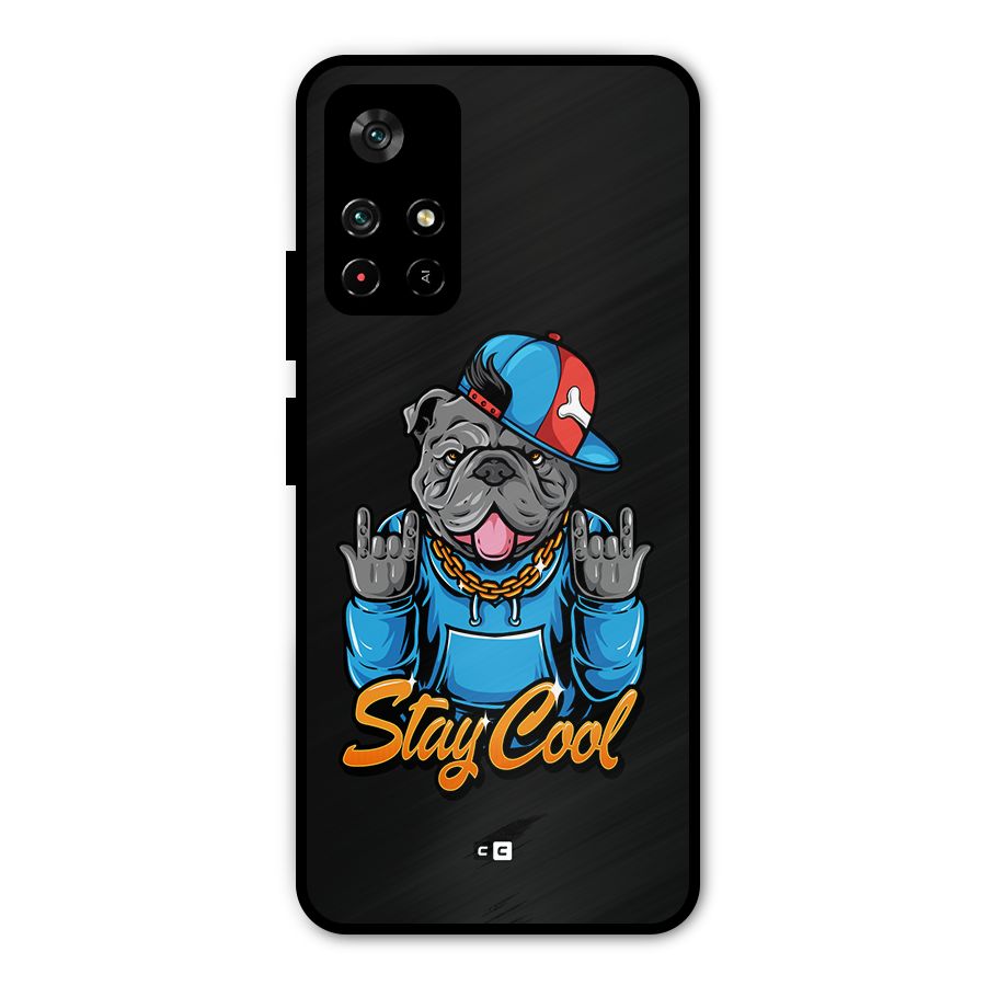 Chill Calm Cool Metal Back Case for Poco M4 Pro 5G
