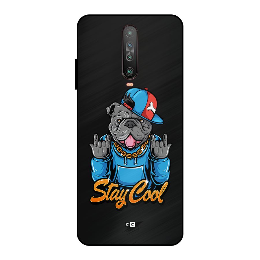 Chill Calm Cool Metal Back Case for Poco X2