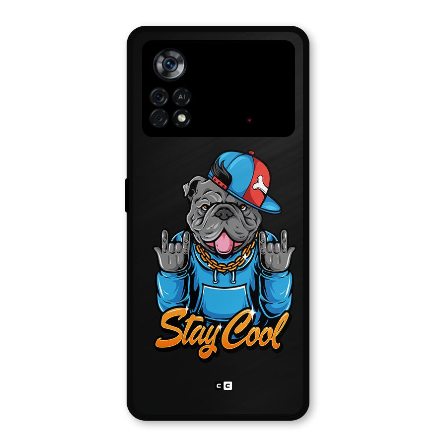 Chill Calm Cool Metal Back Case for Poco X4 Pro 5G