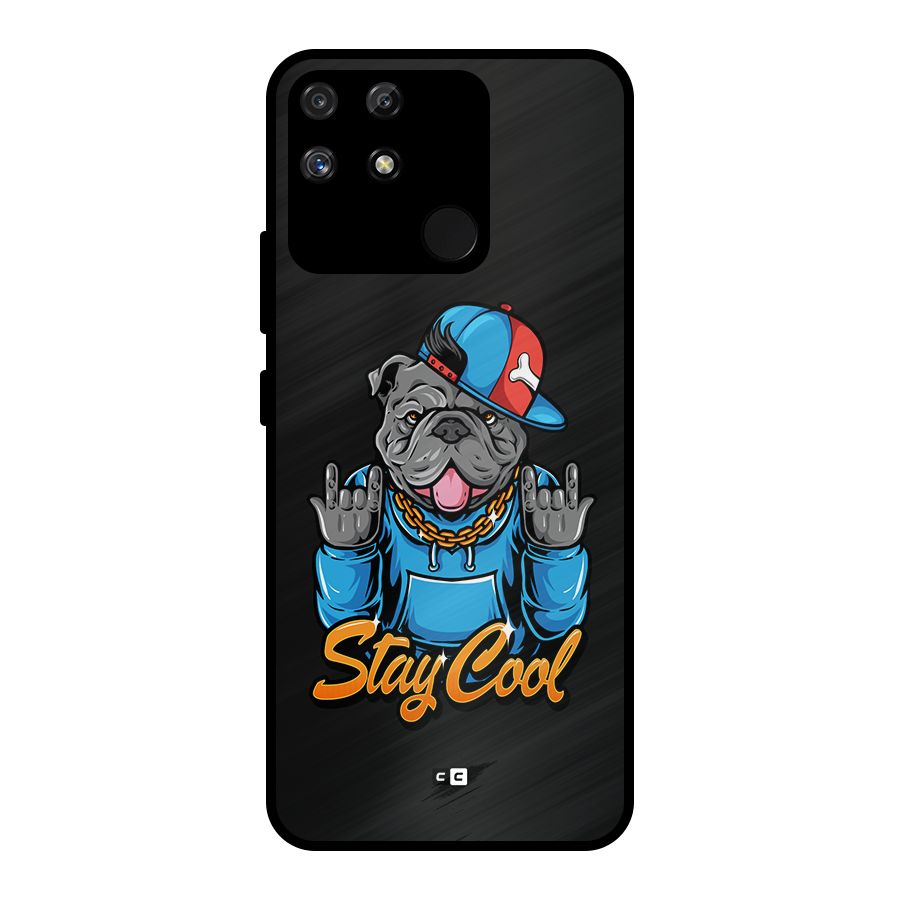 Chill Calm Cool Metal Back Case for Realme Narzo 50A