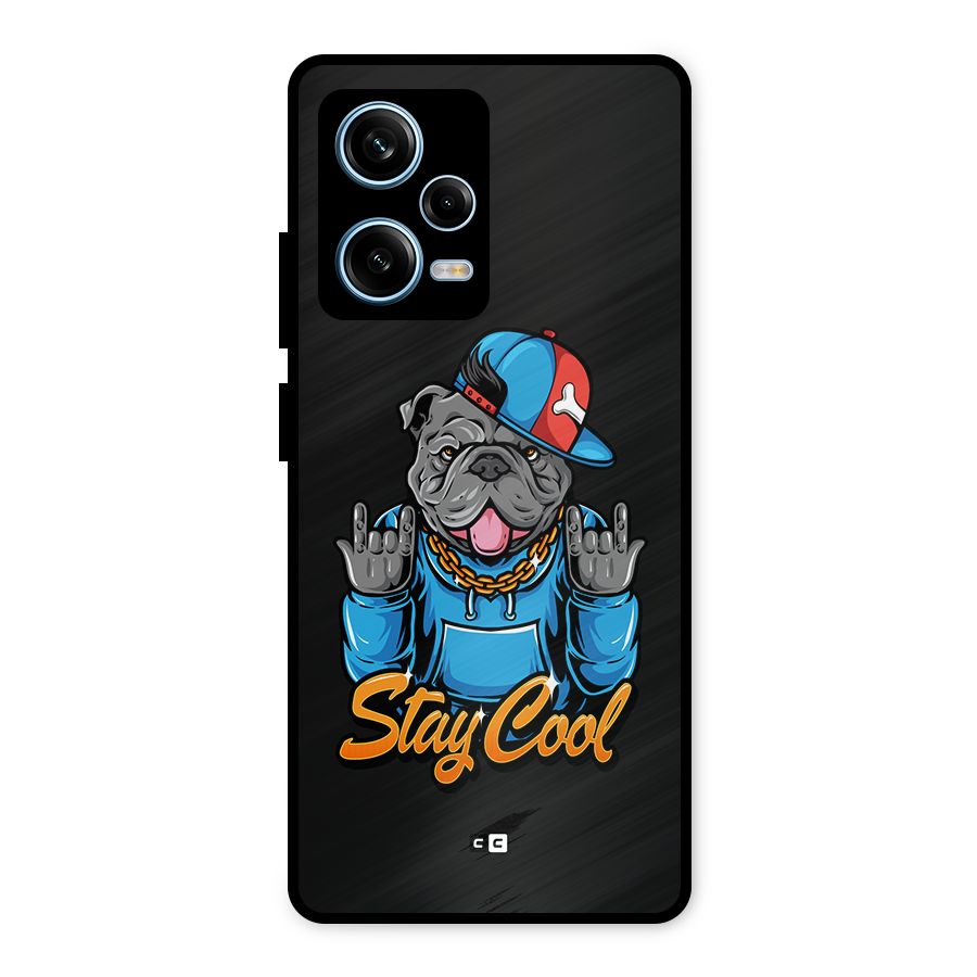 Chill Calm Cool Metal Back Case for Redmi Note 12 Pro