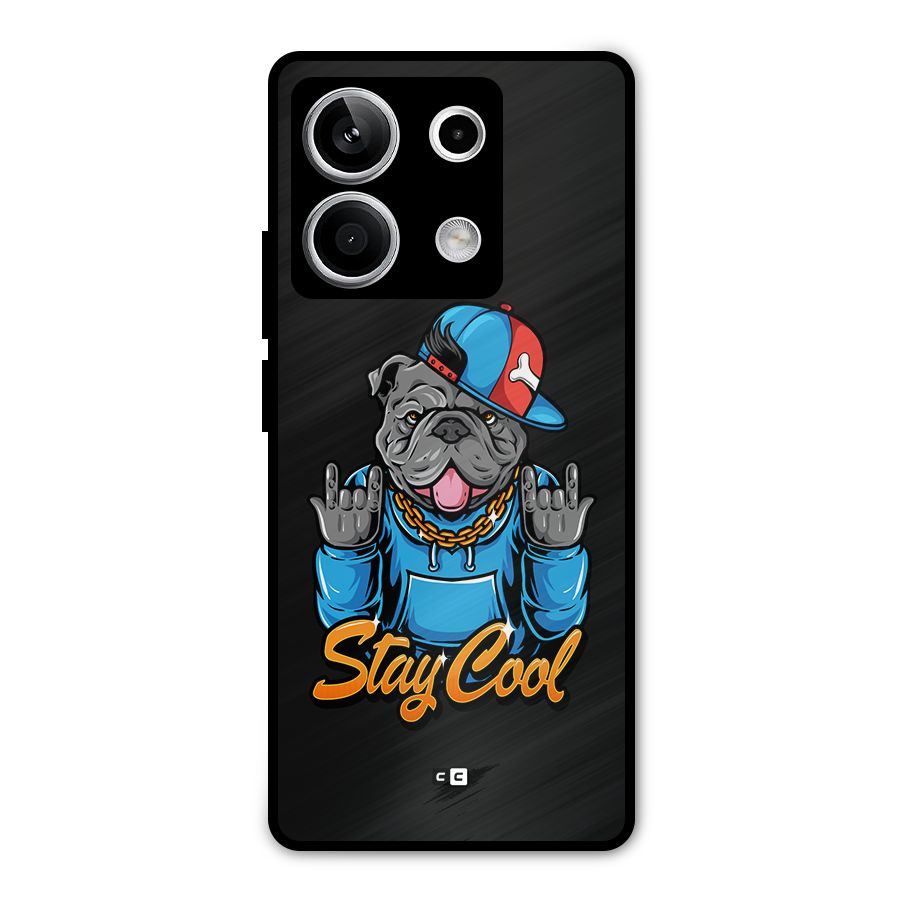 Chill Calm Cool Metal Back Case for Redmi Note 13 5G