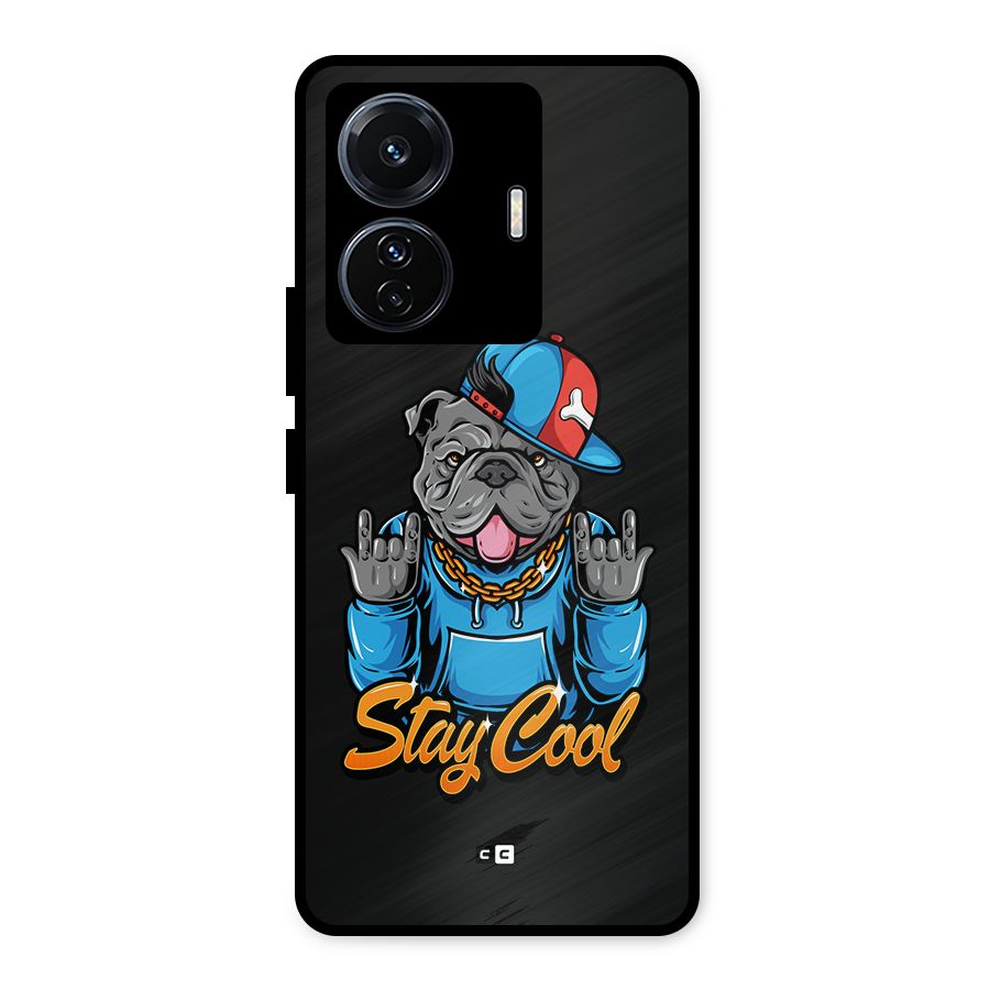 Chill Calm Cool Metal Back Case for Vivo T1 Pro