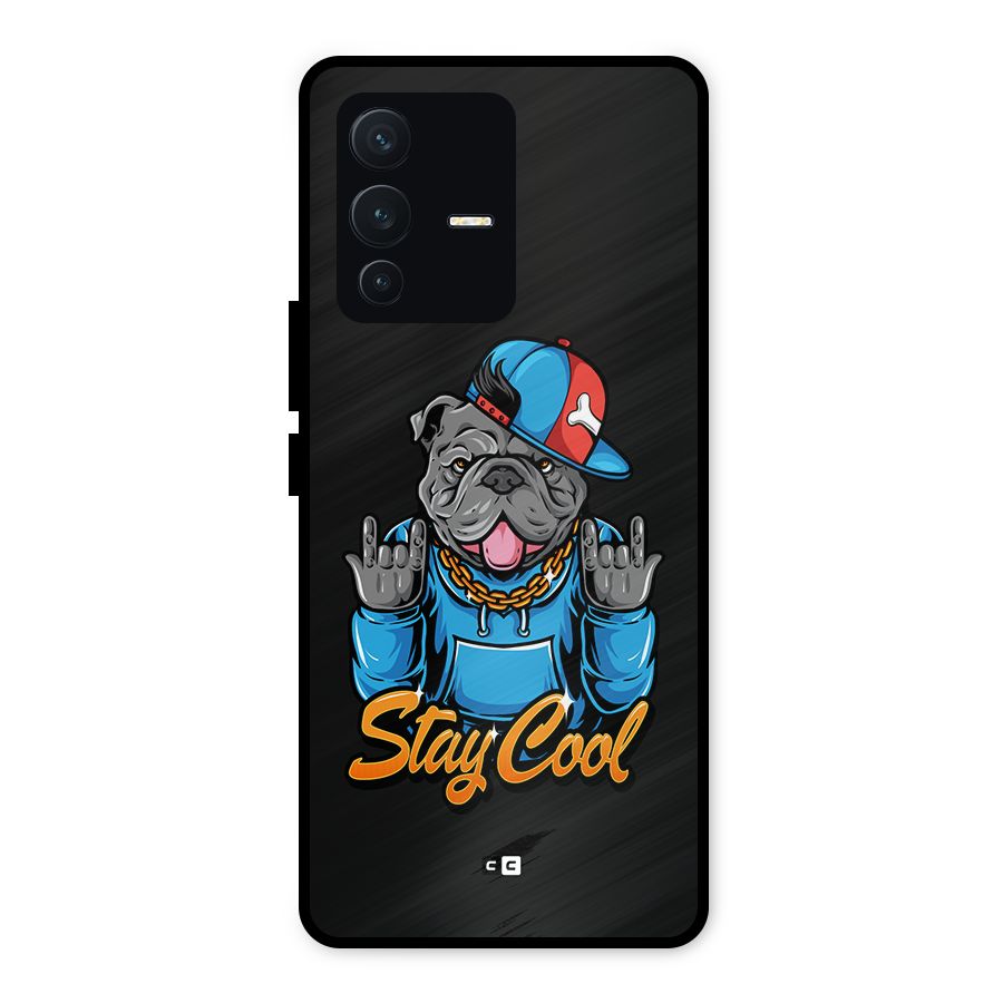 Chill Calm Cool Metal Back Case for Vivo V23 5G