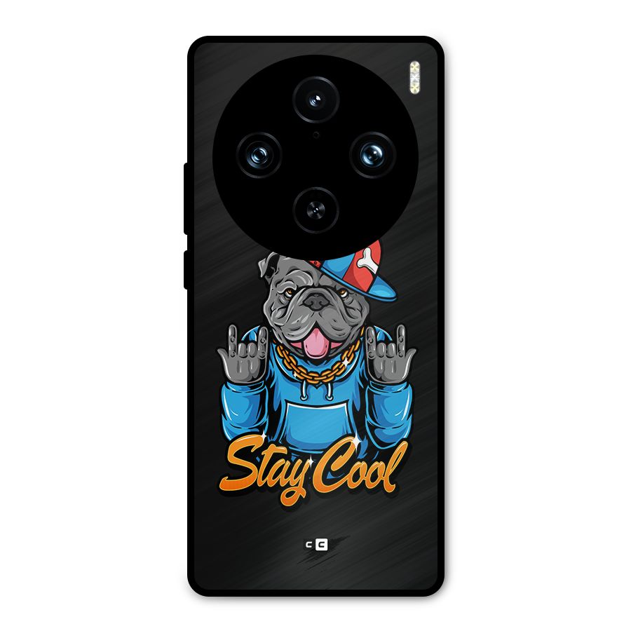 Chill Calm Cool Metal Back Case for Vivo X100 Pro