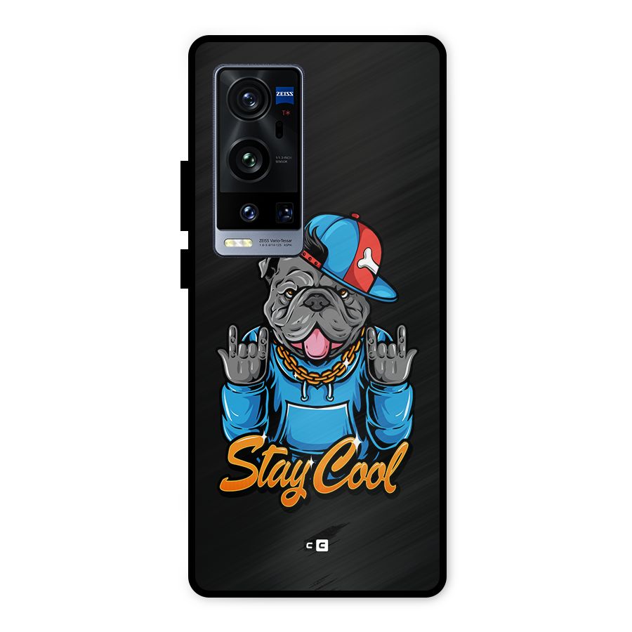 Chill Calm Cool Metal Back Case for Vivo X60 Pro Plus