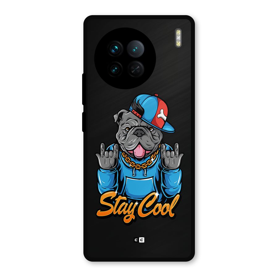 Chill Calm Cool Metal Back Case for Vivo X90