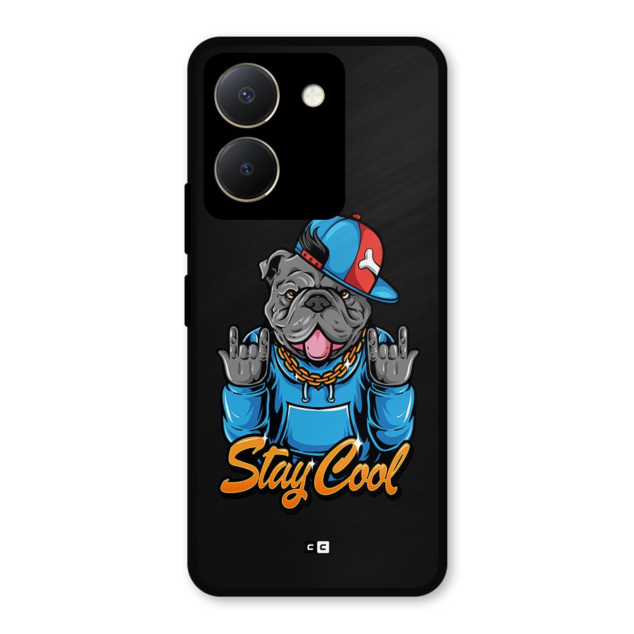 Chill Calm Cool Metal Back Case for Vivo Y36