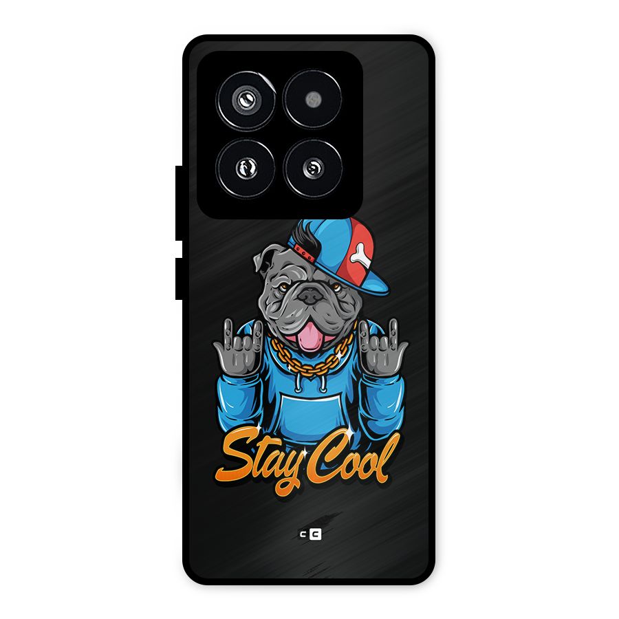 Chill Calm Cool Metal Back Case for Xiaomi 14 Pro