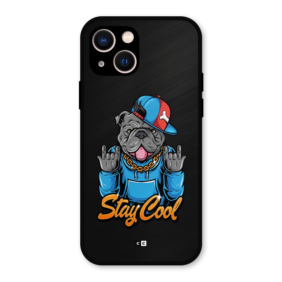 Chill Calm Cool Metal Back Case for iPhone 13