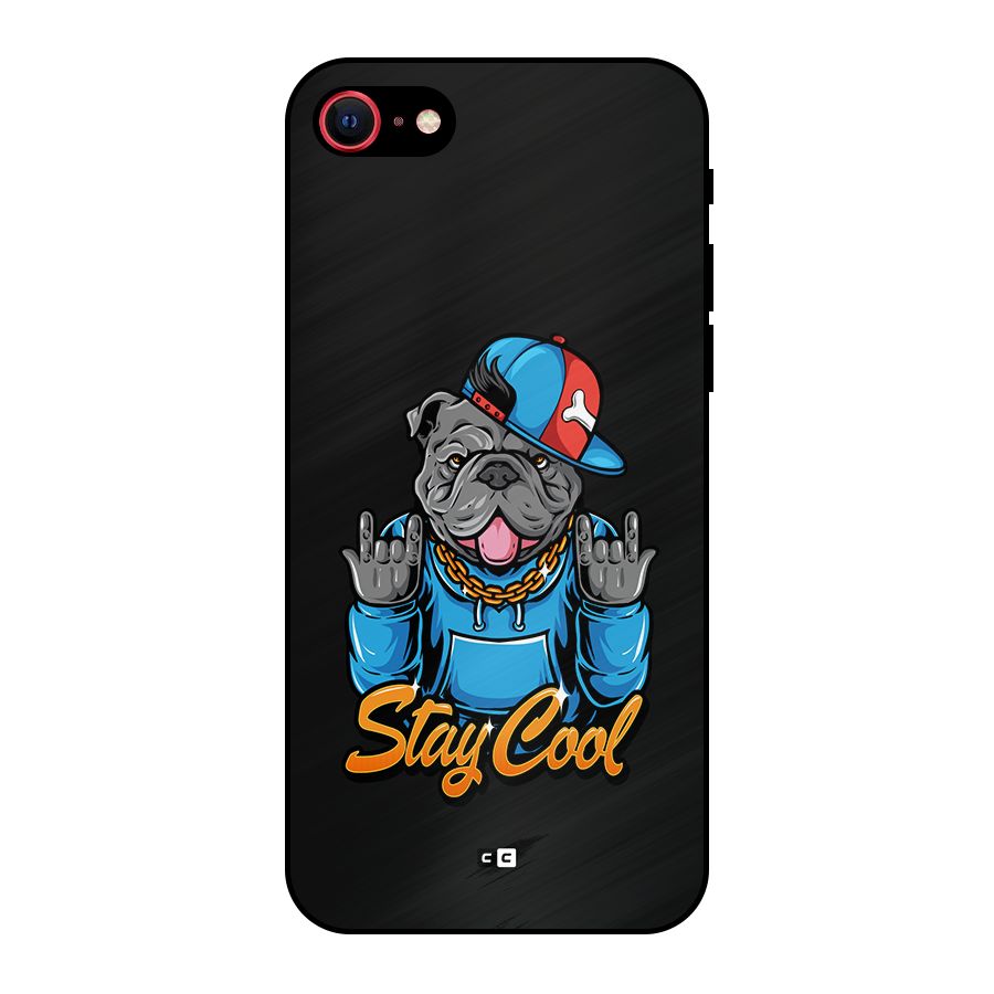 Chill Calm Cool Metal Back Case for iPhone SE 2020