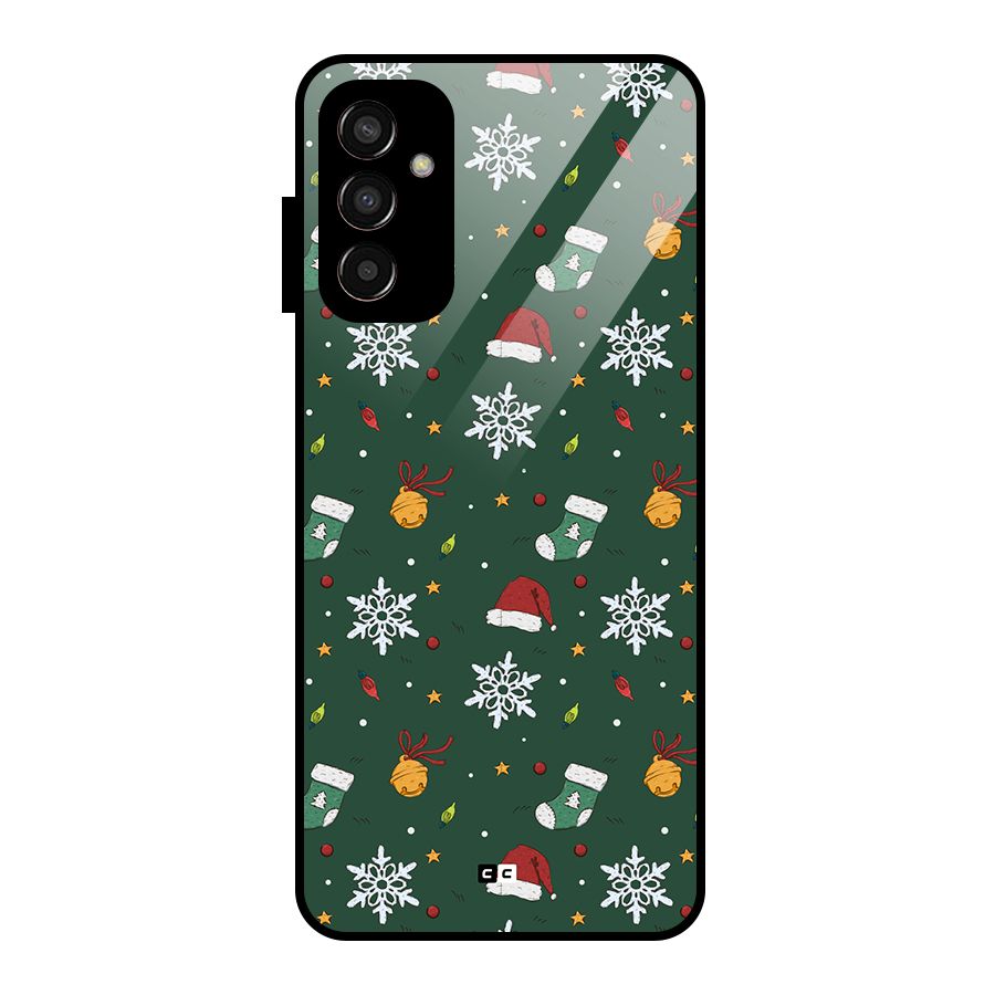 Christmas Call Glass Back Case for Galaxy F13