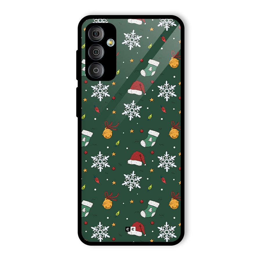 Christmas Call Glass Back Case for Galaxy F23
