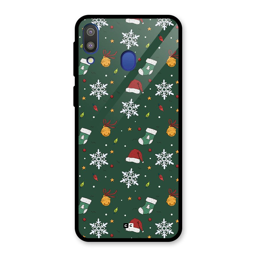 Christmas Call Glass Back Case for Galaxy M20