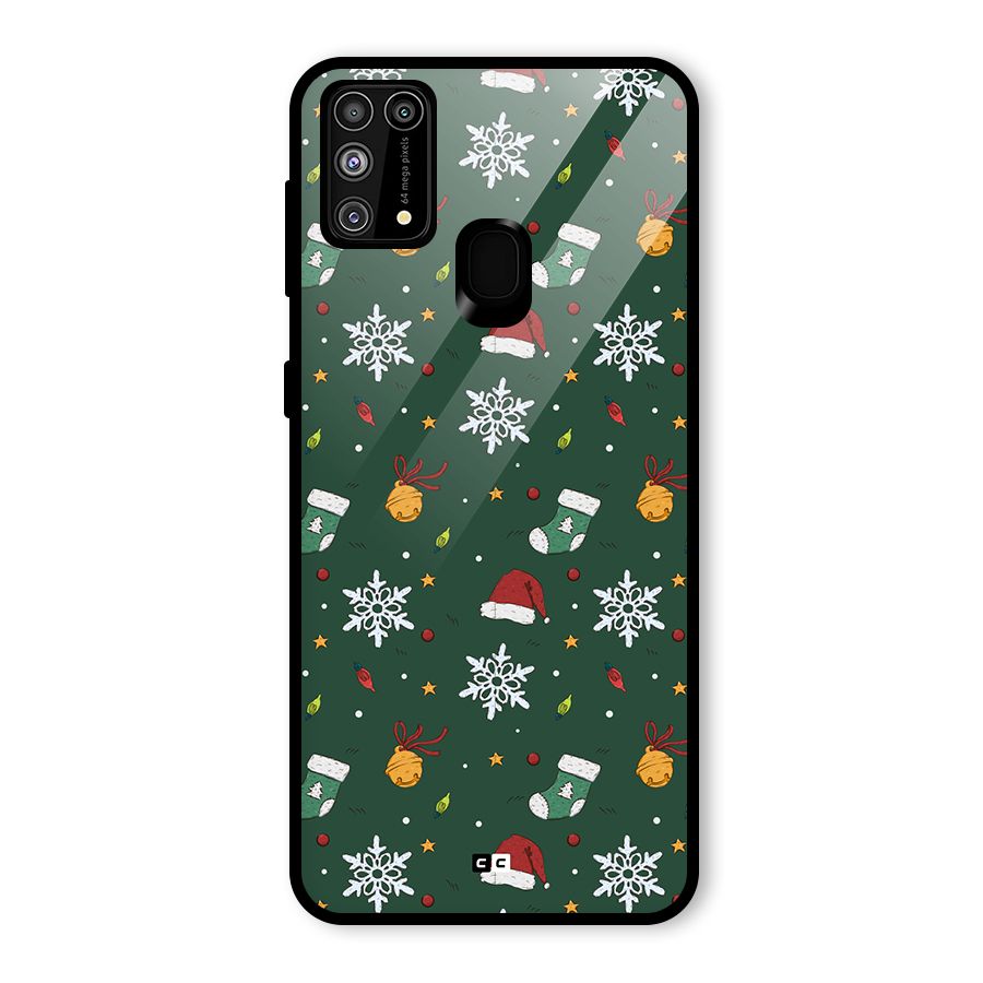 Christmas Call Glass Back Case for Galaxy M31