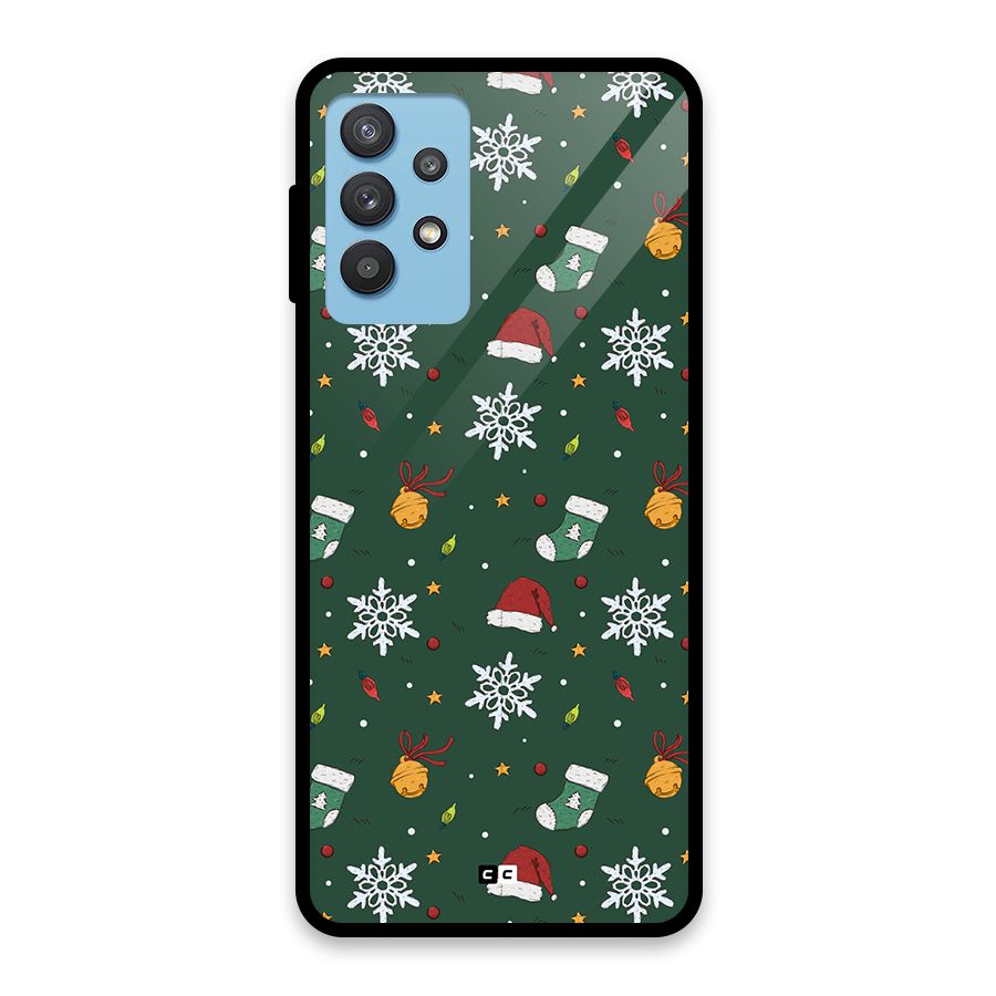 Christmas Call Glass Back Case for Galaxy M32 5G