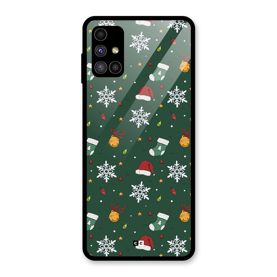 Christmas Call Glass Back Case for Galaxy M51